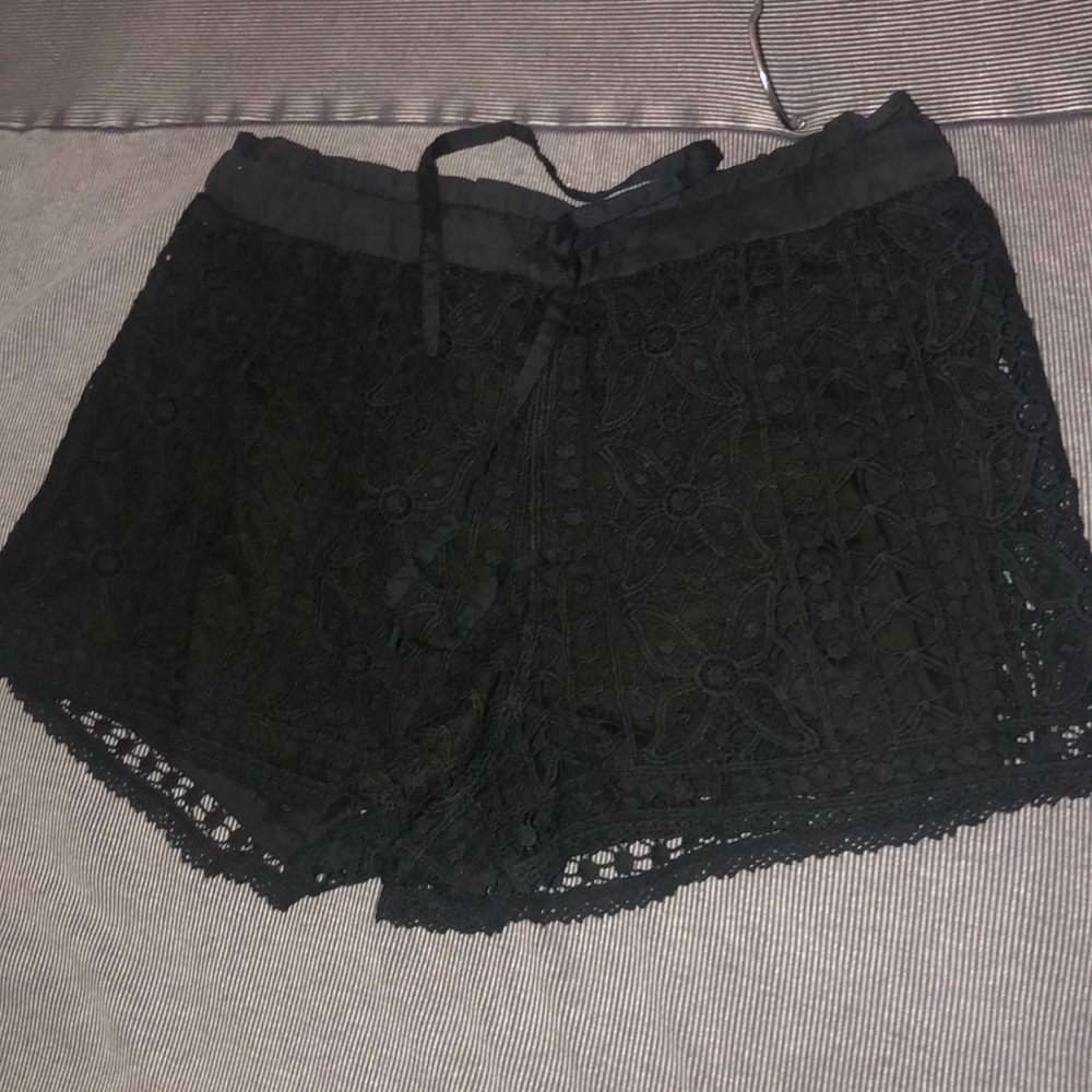 NWT Topshop Crochet Shorts